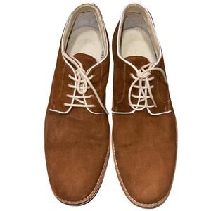 Unline by Alfredo Bannister Brown Suede Oxford Shoes     Size: EU 43 US 10